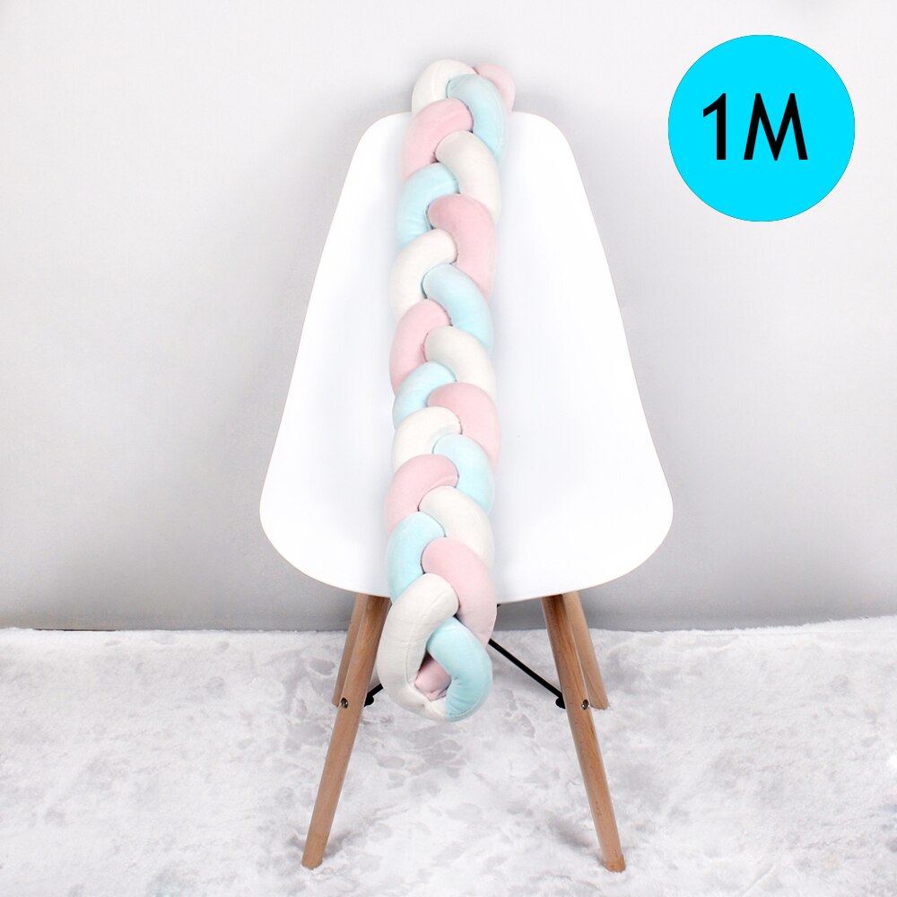 Braided Crib Bumper Baby Cushion